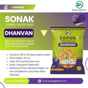 SONAK DHANVAN – Hybrid Basmati Seed